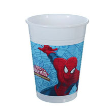 Пластиковые стаканчики "Человек-паук" (8 шт, 220 мл)