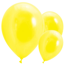 Воздушный шар: 13 см, желтый