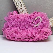 Красивая сумочка ручной работы "Лиловое настроение"