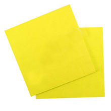 Бумажные салфетки "Настроение", желтый, 12 шт (33х33 см)