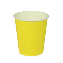 Набор бумажных стаканчиков  (10 шт, желтые)