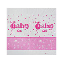 Скатерть для праздника "Baby Girl" (180×108 см)