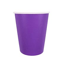 Бумажные стаканчики, фиолетовый (6 шт, 250 мл)