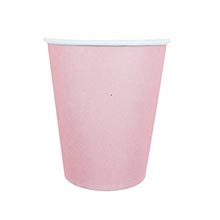 Бумажные стаканчики, нежно-розовый (6 шт, 250 мл)